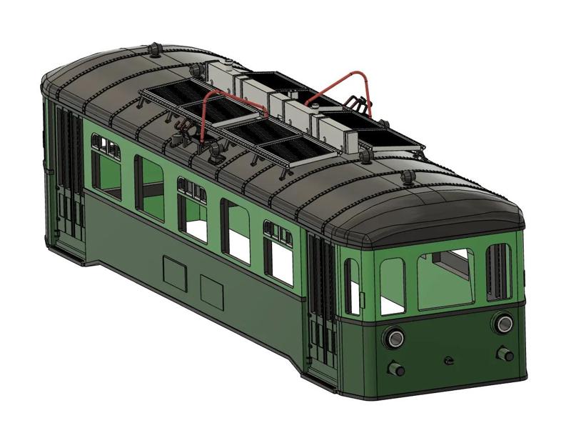 Brossel 551 - 1:87 for H0 - EVE version   