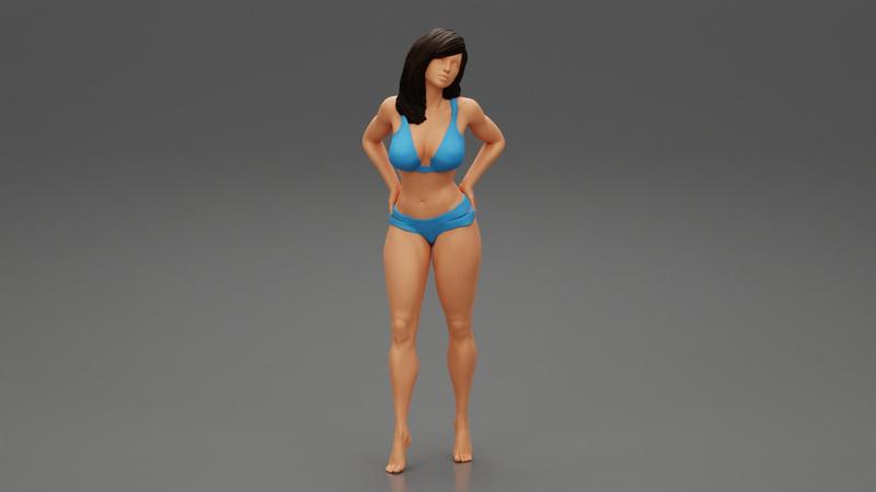Sexy Women in Bikini Pose