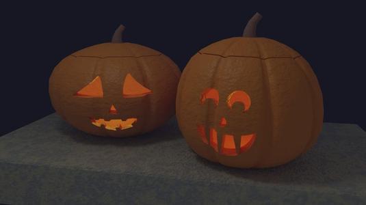 Halloween Jack-O-Lantern Pumpkins