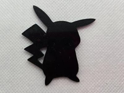 Pikachu Silhouette - Pokemon #025