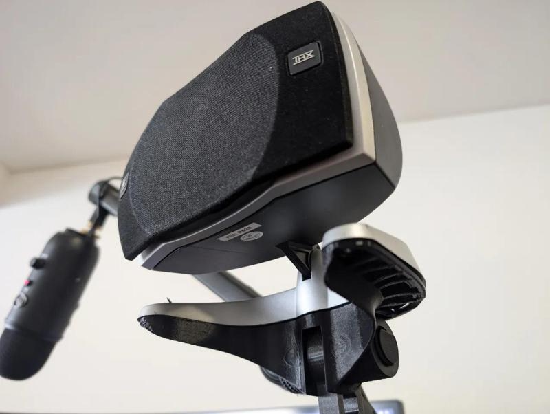 Logitech Z-5500 stand for "Flexible & sturdy phone arm"   