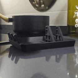 Kitchen Utensil and Lid Holder   