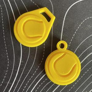 Tennis ball kechain   
