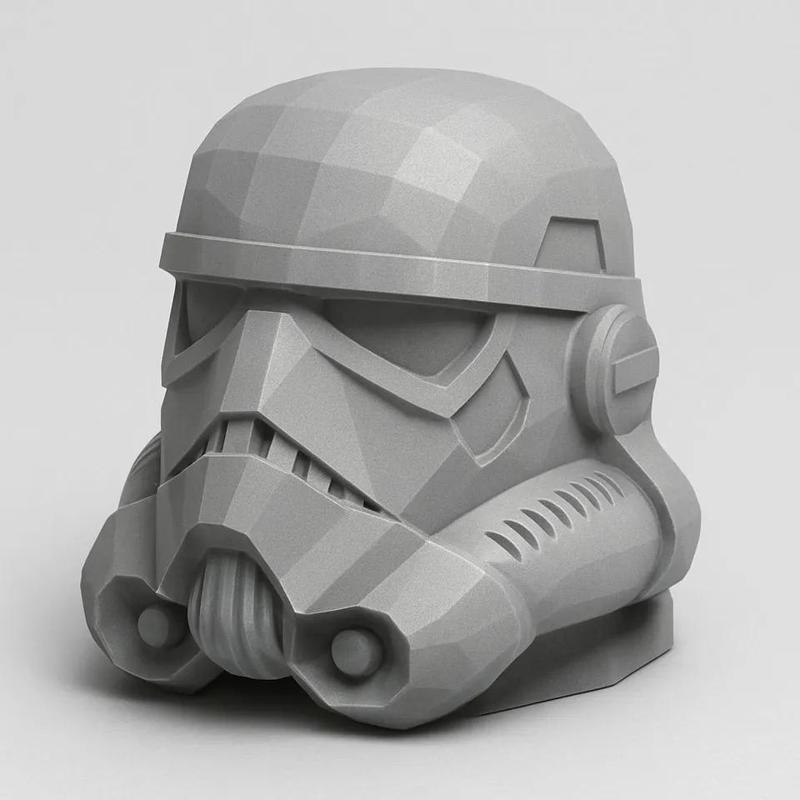 Low Poly Stormtrooper Helm   