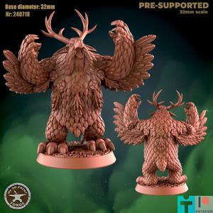 Druid Owlbear NE Attack
