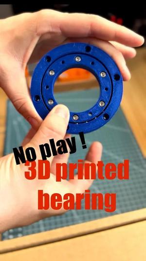 Parametric printed bearing   