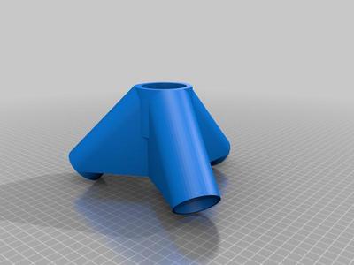 Military Mast Tripod Adapter (48-inch poles)