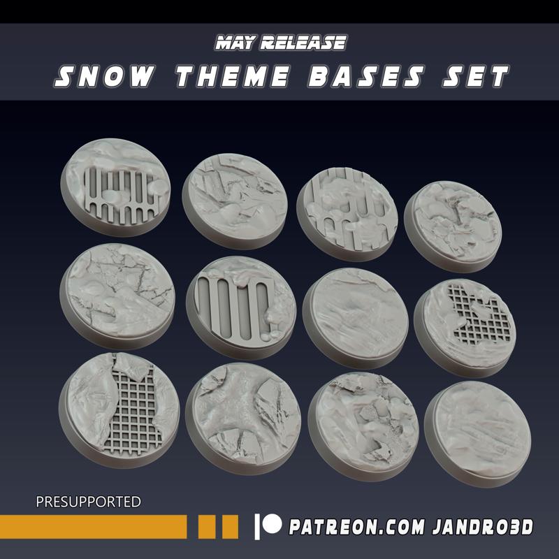 Snow Teme Bases Set