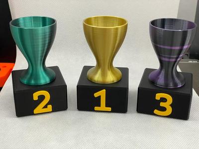 Simple trophy cup / jednoduchý pohár   