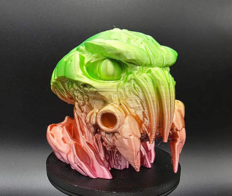 Insectoid Alien Head   