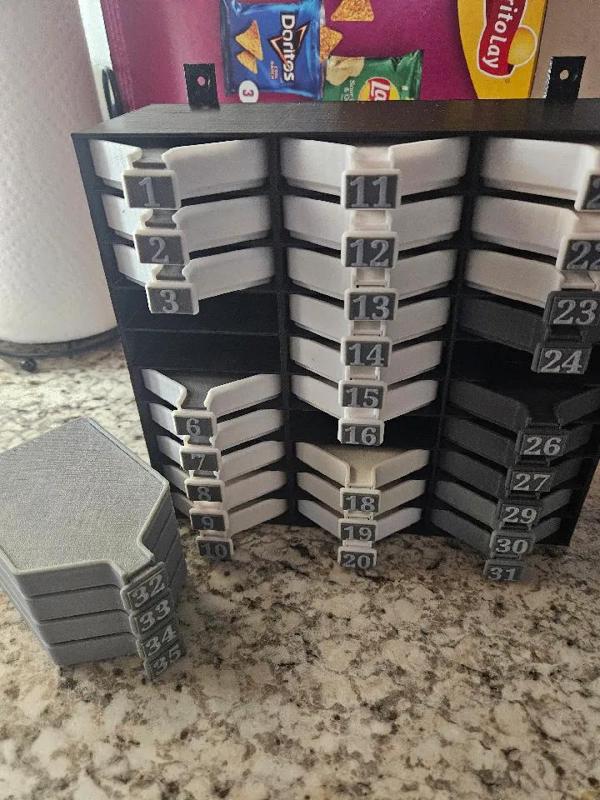 Diamond art tray, organizer, and numbers   