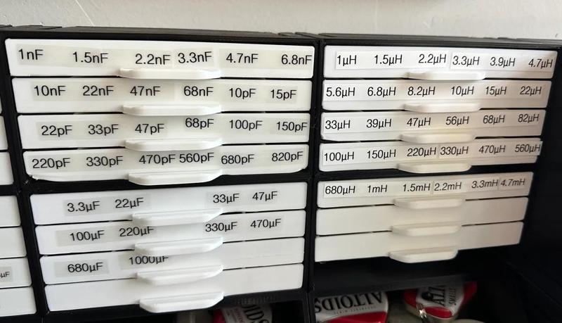 Electronic Parts Organizer   