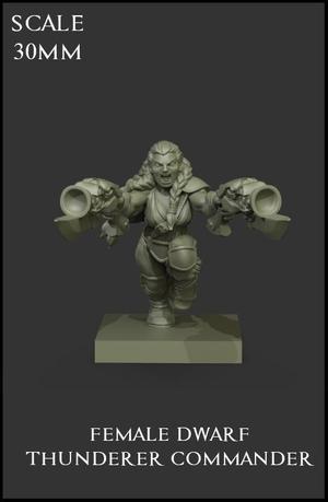 Female Dwarf thunderer command