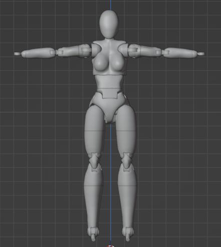 Marvel Legends Type Articulated Female Figure