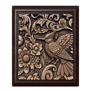 Bird animal wall art relief wall decor
