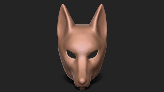 Japanese Fox Mask Demon Kitsune Cosplay