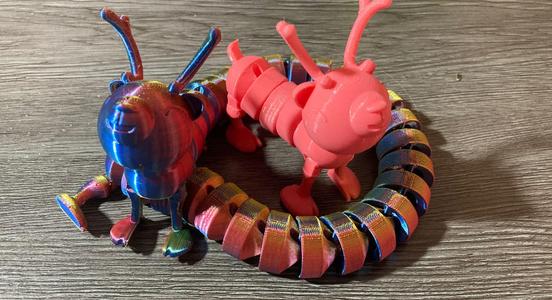 Print-In-Place Flexible Articulated Reindeer