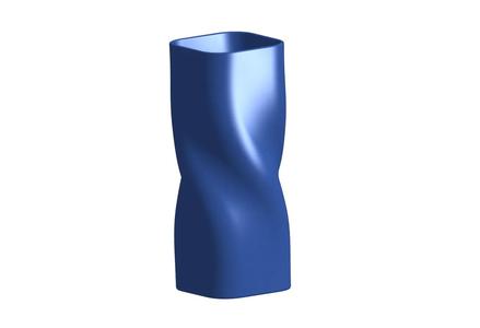 Vase 107: Twisted Square Vase   