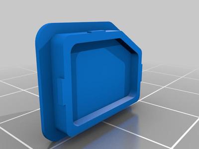Naked Hero case lid for screen connectors