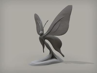 Butterfly Statue   
