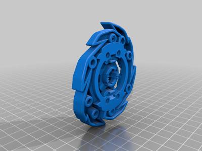 Zenit Ellizion. Beyblade burst GT. Custom. Left spin. TT Standard.