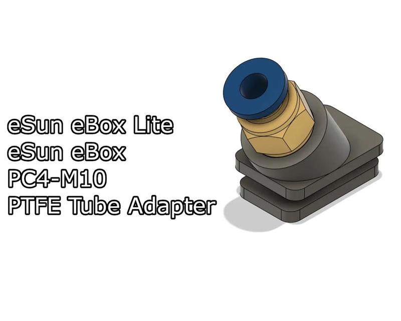 eSun eBox Lite PC4-M10 PTFE Tube Adapter   