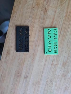 Falice Navid rectangle Keychain   