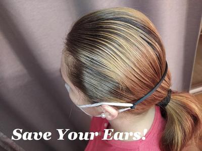 "Happy ears" - Face mask ear strain relief