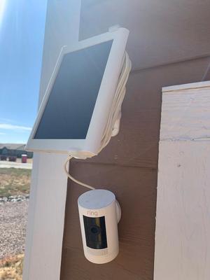 Ring Solar Panel Wire Holder