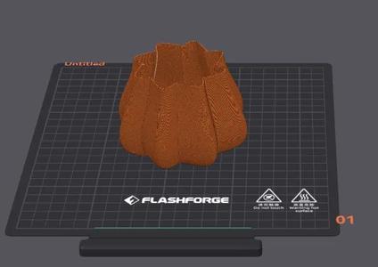 Petal Shaped Flower Pot   