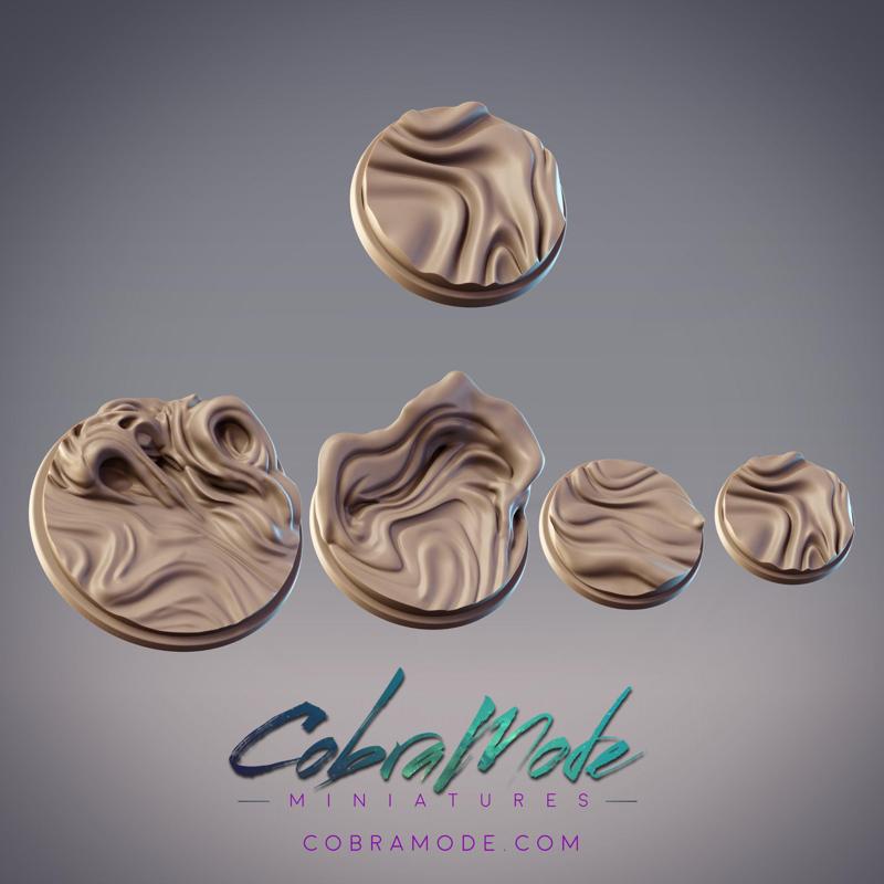 Wind Sculpted Stone Base Pack (4pcs)