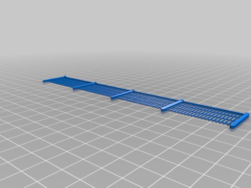 valla alta escala maqueta N