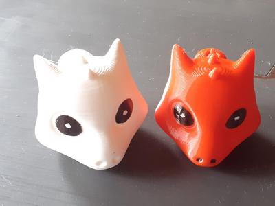 Dragon baby keychain