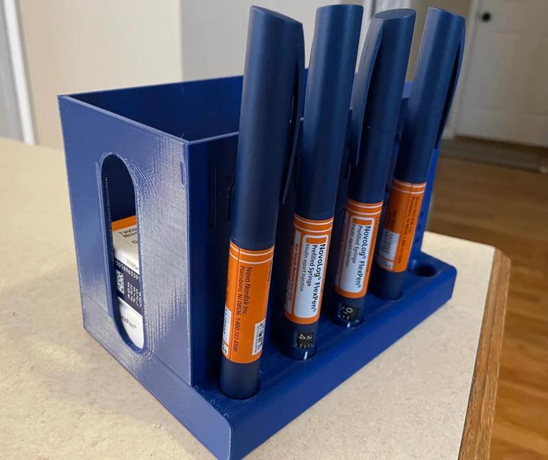 Insulin Pen Fridge Organizer   