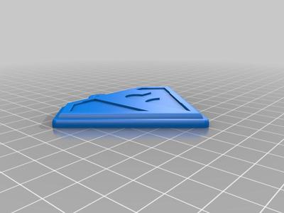 F Man Symbol Keychain