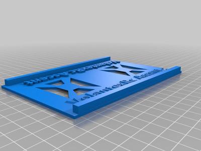 RC Airplane Battery Tray