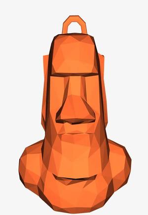 Mini moai keychain   