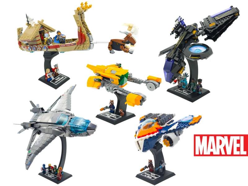 Display Stand for LEGO Marvel Super Heroes 76208, 76211, 76248, 76126, 76254, 76232, 76278   