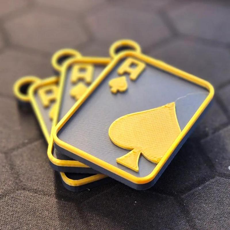 Ace of Spades Keychain   