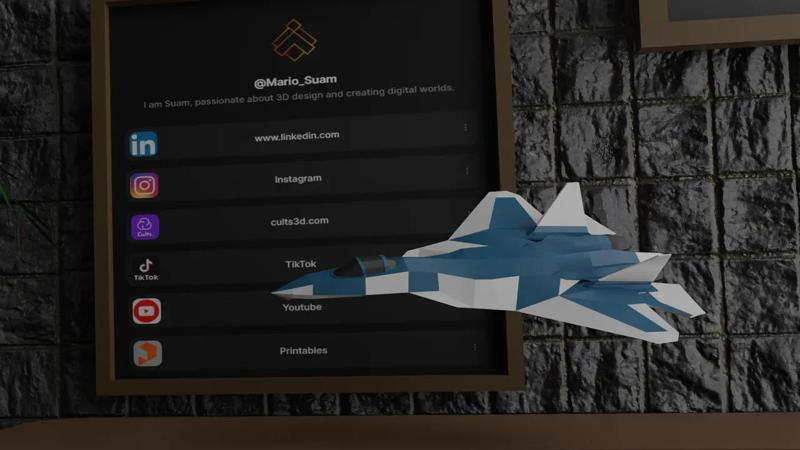 Su-57 Felon – 3D Printable Model   