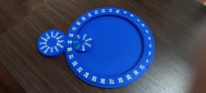 Calendar Gears of Time remix   