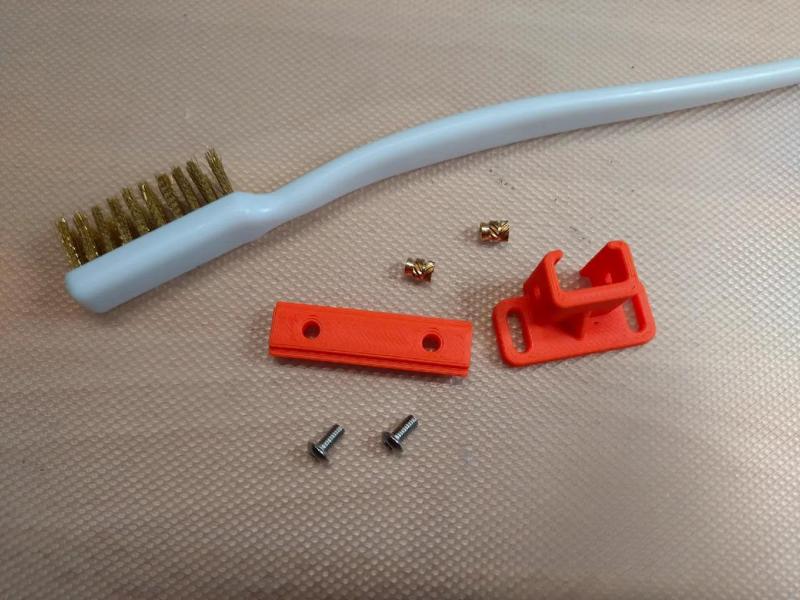 Prusa XL another nozzle cleaner for metal brushes   