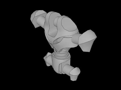 Lego Compatible (87566.dat) Minifig Mechanical Torso Cyborg (General Grievous)   