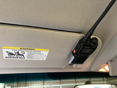 Yaesu VX-3R or Baofeng UV-3R car visor clip