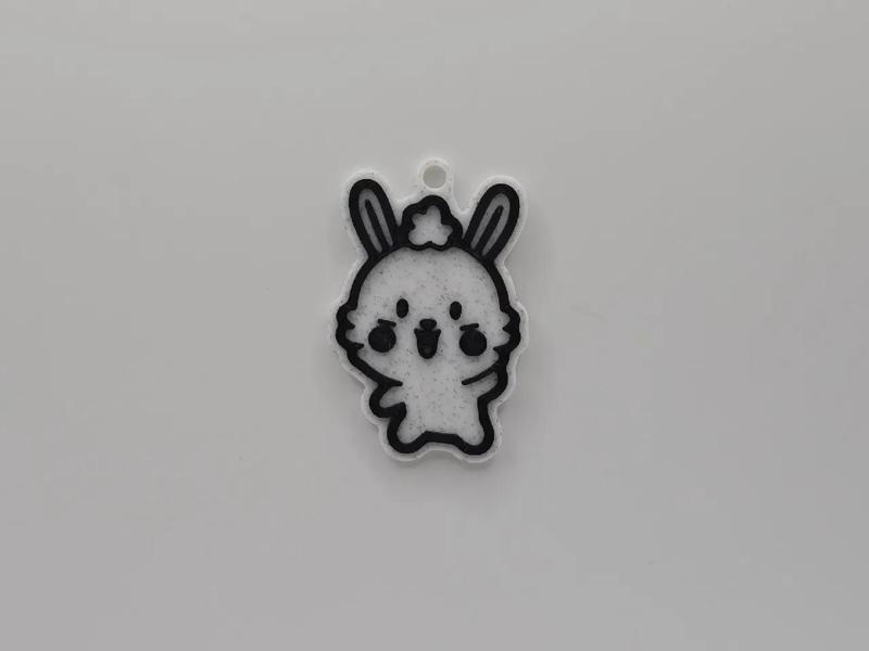 Cute Rabbit/Bunny Keychain   