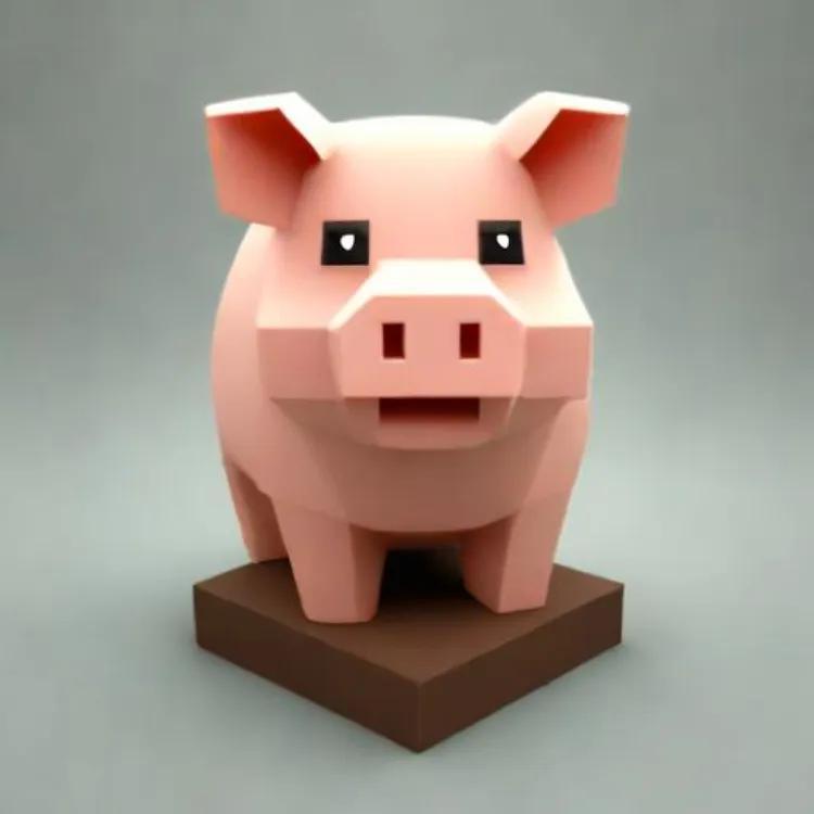 Lowpoly Pig   