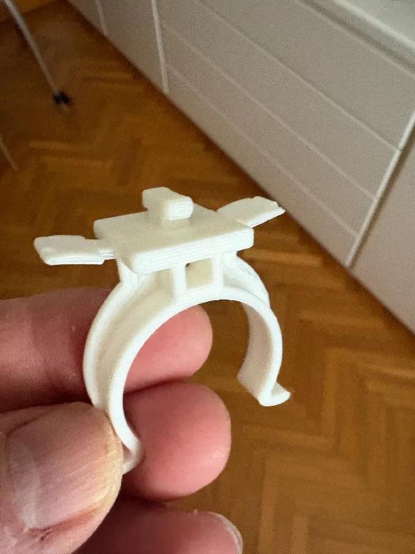 Kitchen skirting board clip   