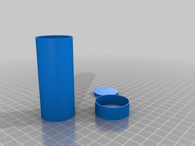 Traditional shave stick tube