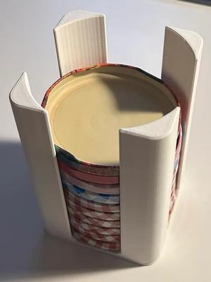 Canning Jar Lid Organizer (85mm) - Space-Saving Storage Solution   
