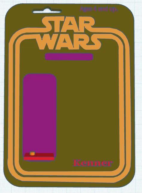 Star Wars Action Figure Card   